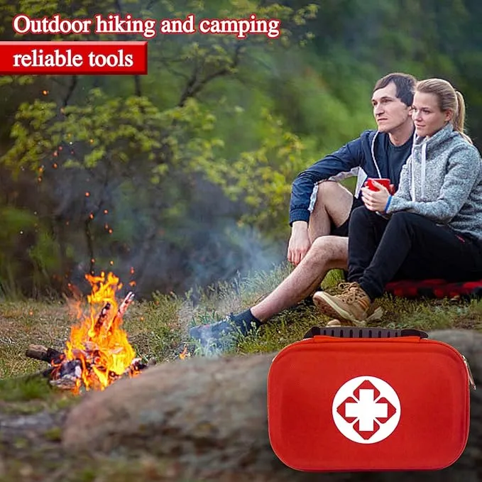 Outdoor Emergency Survival Kit, Survival Gear Complete, Wild Gear Kit with Fishing Tools, Flint, Blanket, Flashlight Great Gift for Climbing Camping Hiking Hunting Fishing