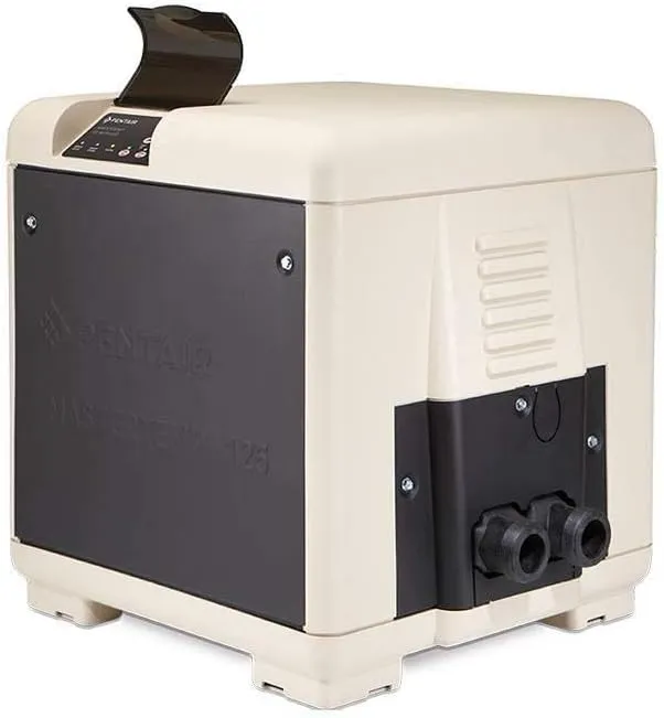 Pentair EC462025 MasterTemp 125 125,000 BTU Compact Energy Efficient Swimming Pool and Spa Propane Gas Heater for Small Pools Up to 15,000 Gallons