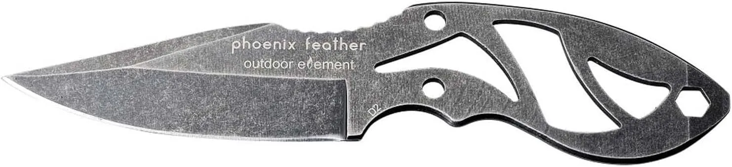 Phoenix Feather - The Multitool Caping Blade Knife with Included Kydex Sheath - 1/4" Hex Driver and Dual Purpose Pry Tool/Screwdriver Tip Built into the Handle