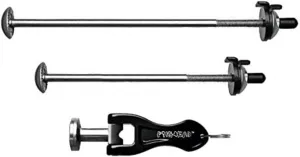 Pinhead Bicycle Locking Skewer Set, 2 Pack, Silver (PH-110)