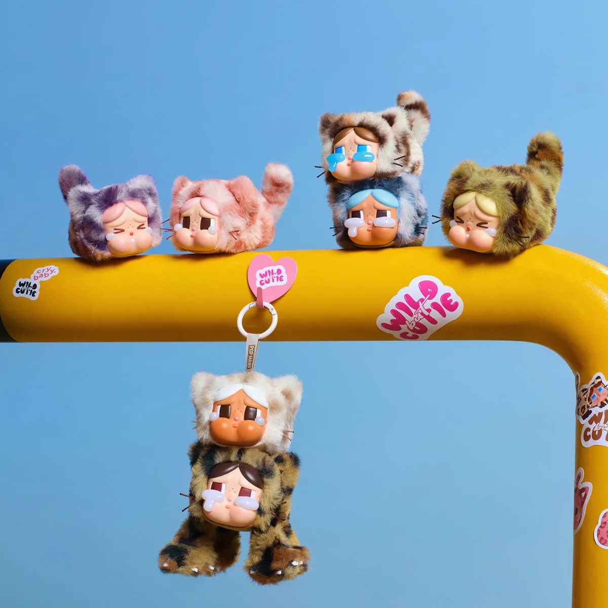 POP MART CRYBABY Wild But Cutie Series Vinyl Plush Pendant Blind Box