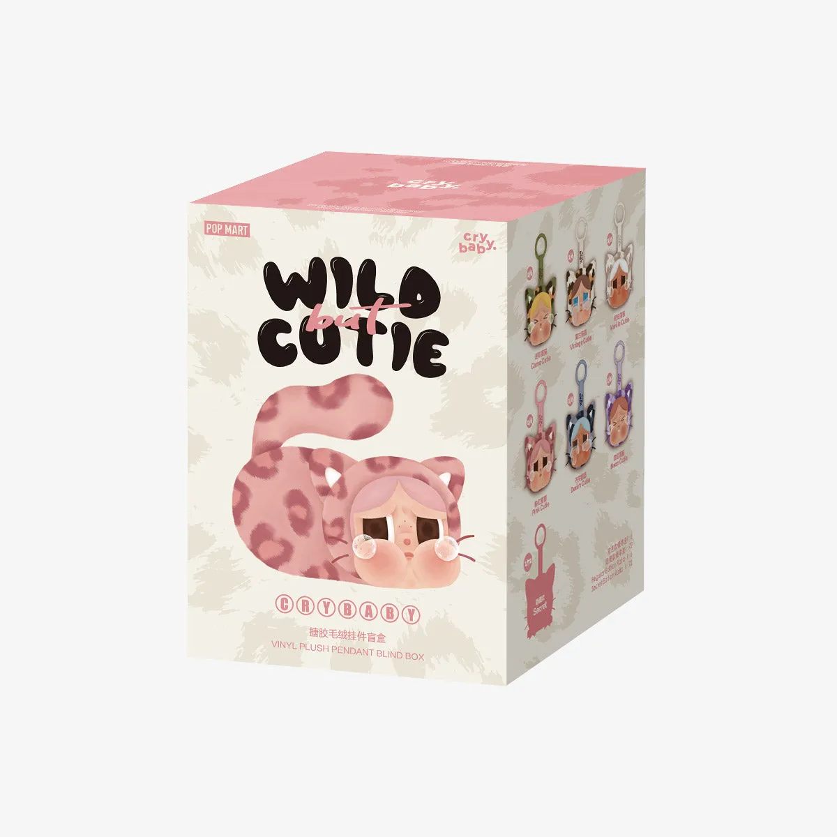 POP MART CRYBABY Wild But Cutie Series Vinyl Plush Pendant Blind Box