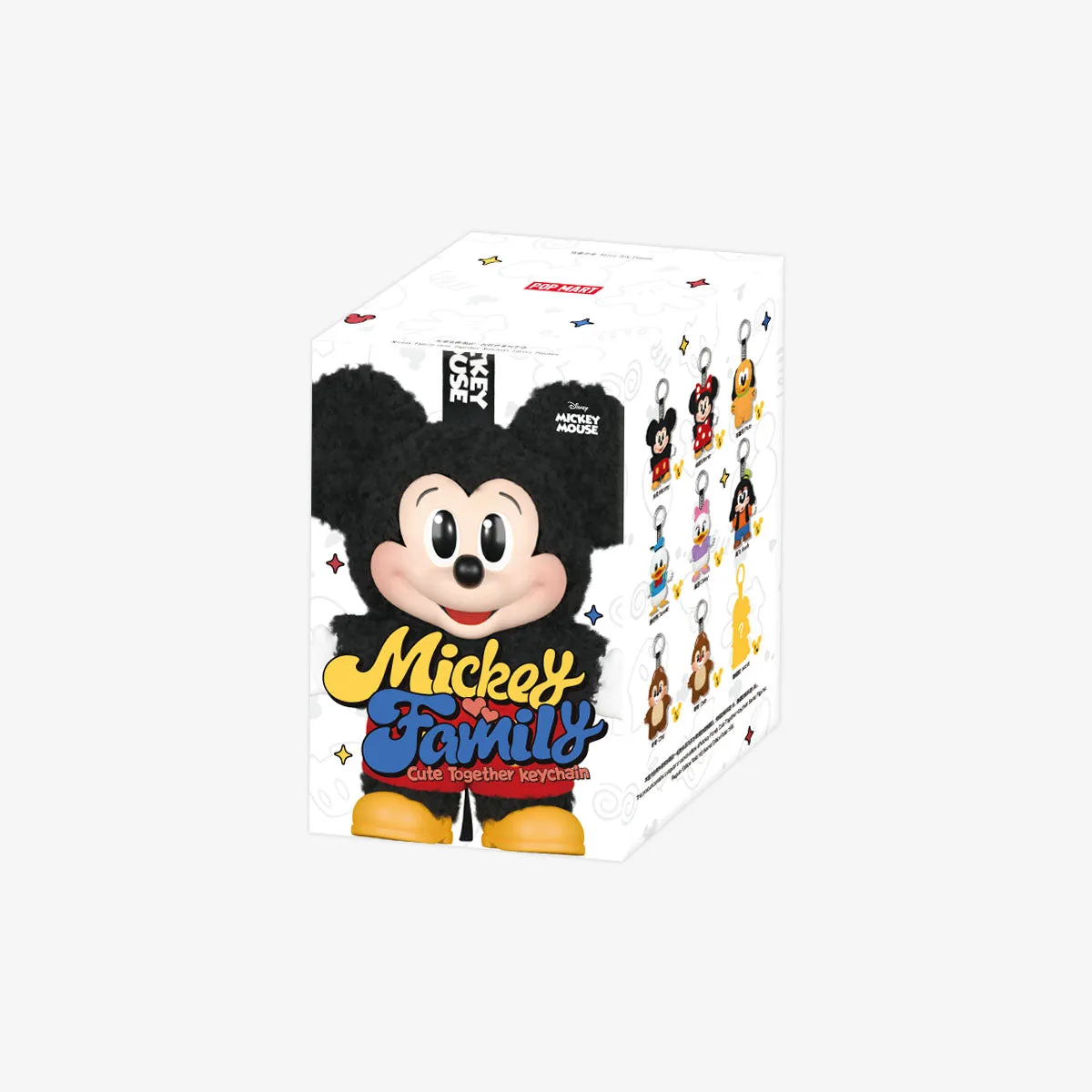 POP MART Mickey Family Cute Together Keychain Series Figures