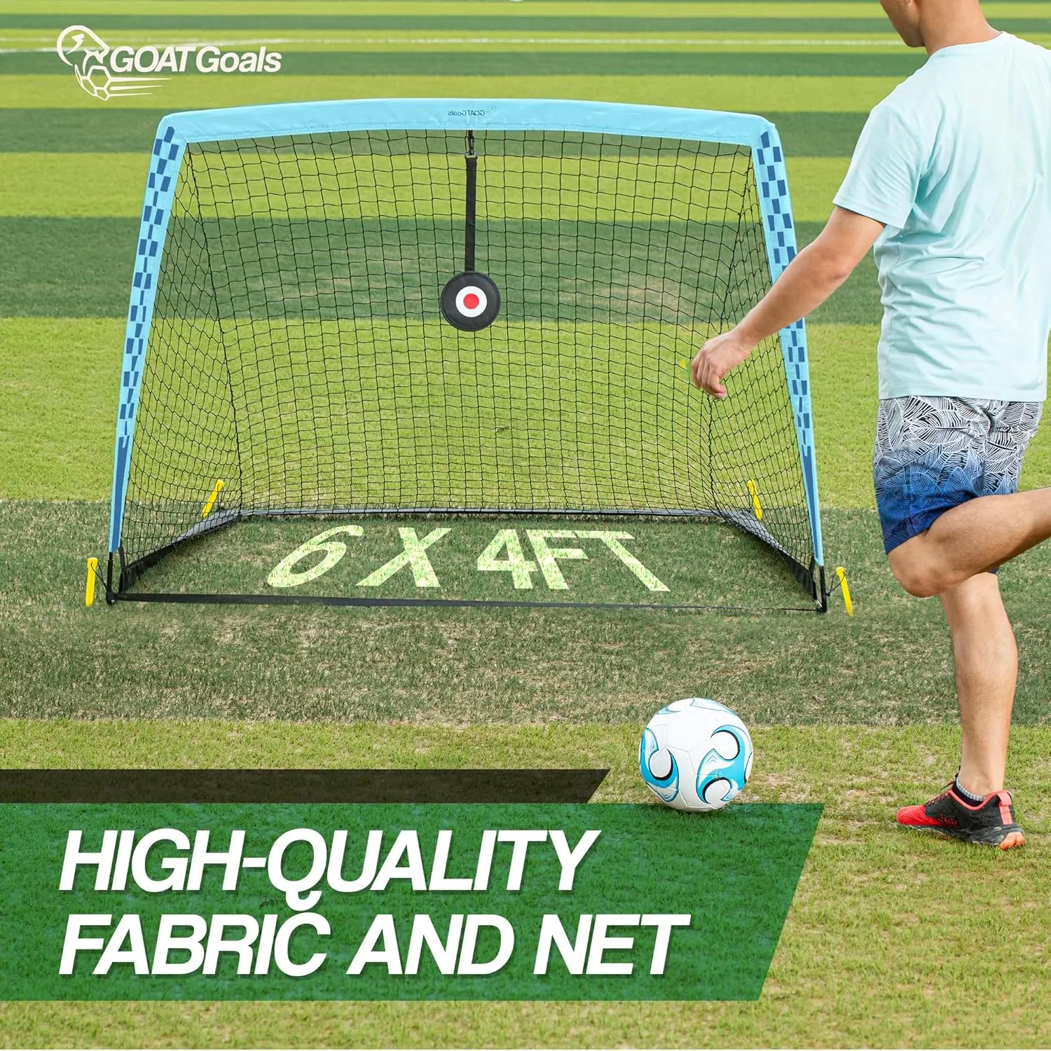 Premium Backyard Soccer Goal Set – Includes Portable Pop-Up Goals, Heavy-Duty Nets, Training Balls, and Full Equipment for Kids and Toddlers – Ideal for Outdoor Play & Skill Development