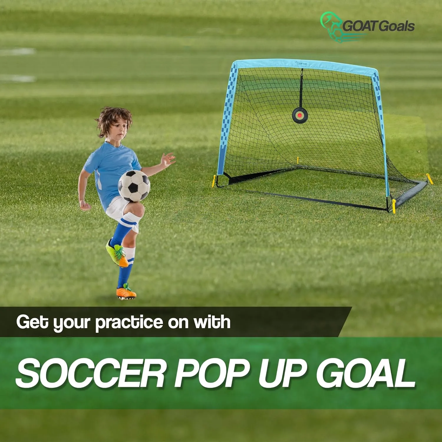Premium Backyard Soccer Goal Set – Includes Portable Pop-Up Goals, Heavy-Duty Nets, Training Balls, and Full Equipment for Kids and Toddlers – Ideal for Outdoor Play & Skill Development