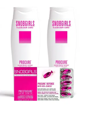 PROCURE Vegan Color Care Shampoo, Conditioner & Hair Oil Set. Hair Care for Hair Color Colour Protect Defense for Colour Treated, Normal, Dry or Dull Hair