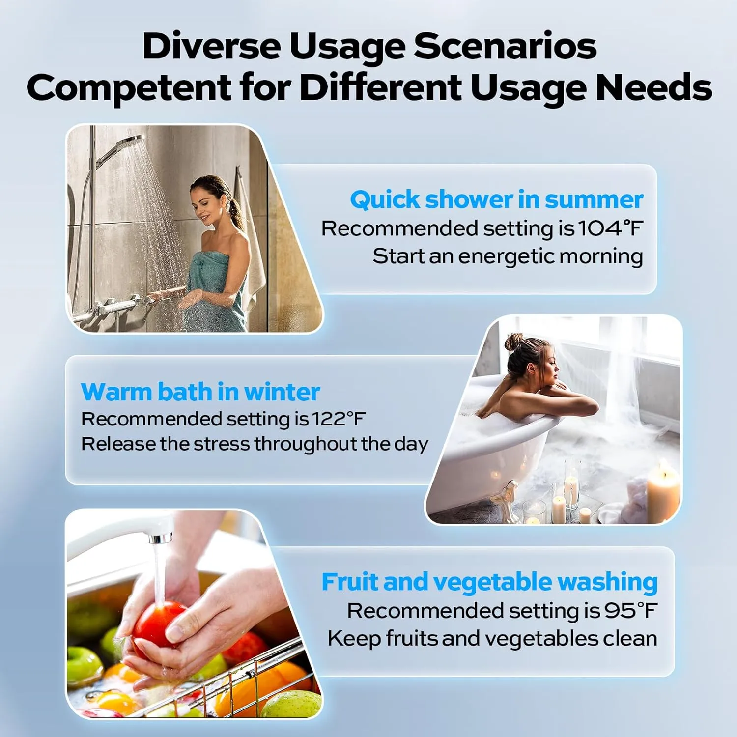 Propane Gas Tankless Water Heater - ORBEK 100,000 BTU Up to 4.3 GPM Indoor Installation - CSA Certified On-Demand Instant Hot Water Heater 3/4" NPT Connector Size