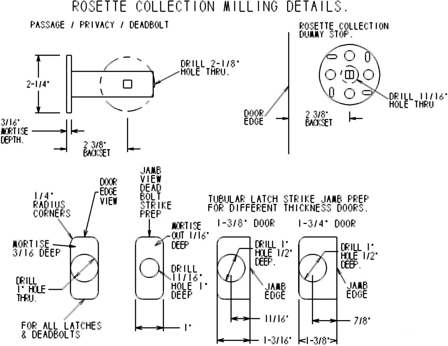 Providence by FPL- Solid Brass Passage Lever Set for Closet/Hallway Doors, 2-3/4" Backset, Oil Rubbed Bronze Finish