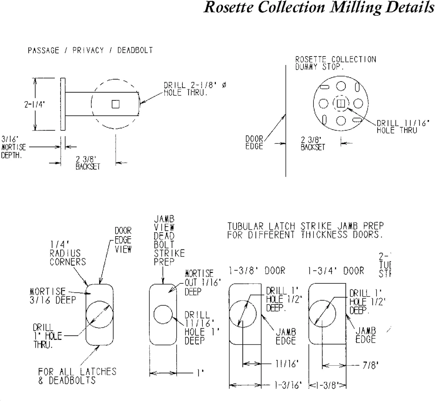 Providence by FPL- Solid Brass Passage Lever Set for Closet/Hallway Doors, 2-3/8" Backset, Antique Nickel Finish