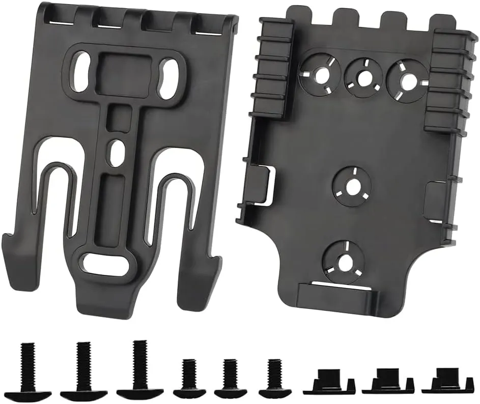 Qls Kit Quick Locking System Kit with Qls19 Locking Fork and Qls22 Receiver Plate for Quick Connect Release Work Duty Holster and Accessories