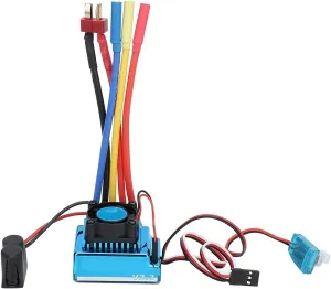 RC Brushless ESC, V2.3 Brushless Electric Speed Controller ESC RC Car Accessory Part for RC Car Boat (45A)