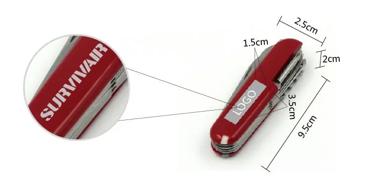 Red Multi-Tool Pocket Set With Box