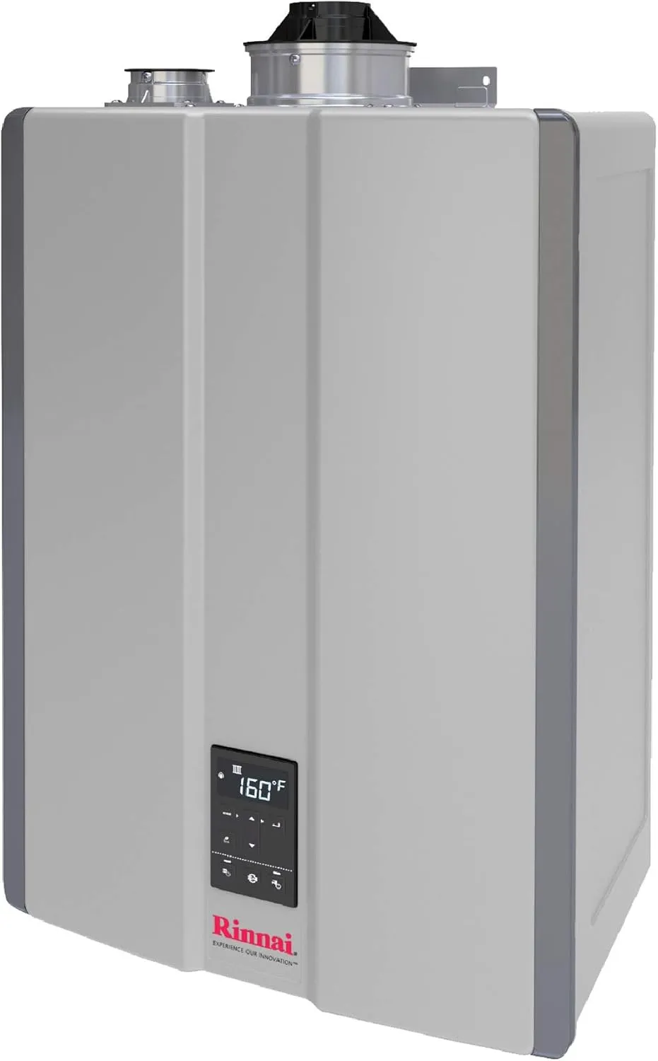 Rinnai i090CN Condensing Gas Boiler, Whole Home Heating and Water Natural Gas Heater with Space-Saving Design and Smart Features, (90K BTU)