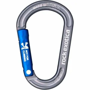 Rock Exotica C7NL-LG RockX Carabiner, Gray