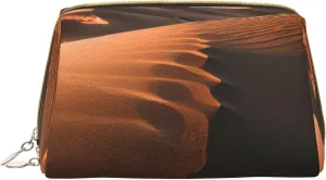 Sand Dunes Toiletry Pouch, Travel-Friendly Makeup Organizer For Makeup Brushes, Lipsticks