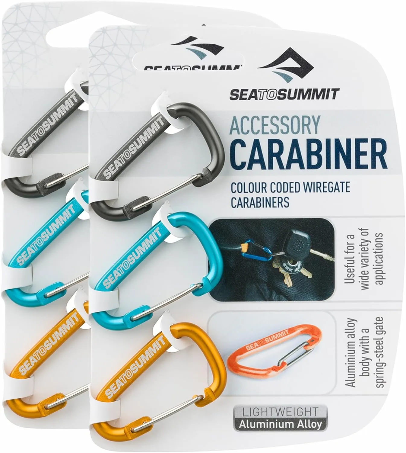 Sea to Summit Accessory Carabiner 6-Pack