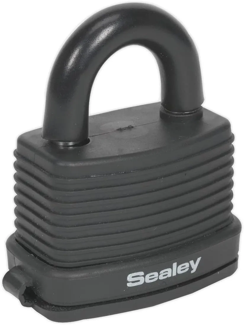 Sealey PL302CW 48mm Steel Body Weatherproof Combination Padlock
