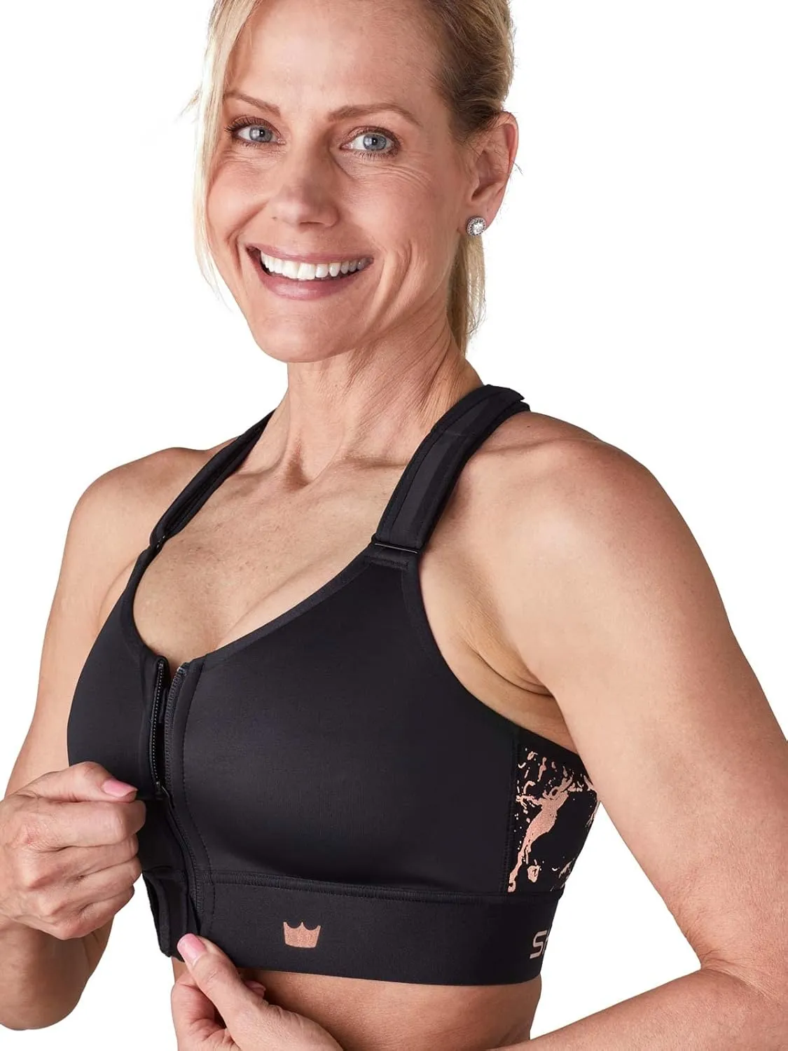 SHEFIT Flex Sports Bra for Women, Medium Impact Sports Bra