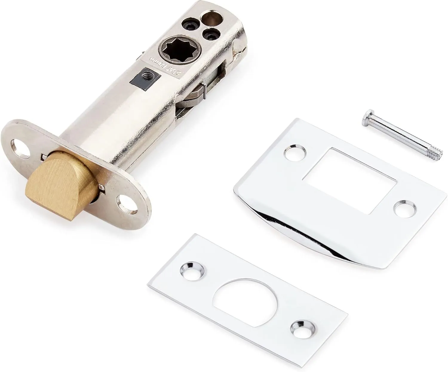 Signature Hardware 479171 Esmond Right Handed Solid Brass Privacy Door Lever Set with 2-3/4" Backset - Antique Brass
