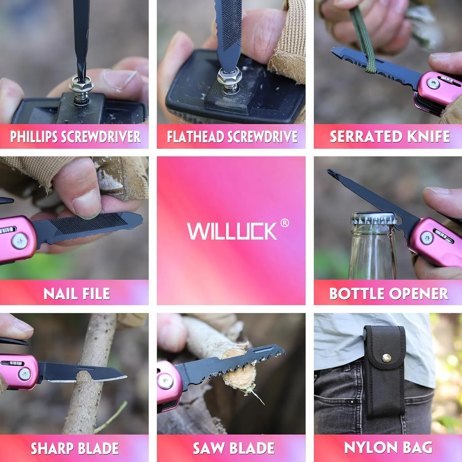 Sister Gifts - Gifts for Sister, Christmas Sister Gifts from Sister Brother- Sister in Law Gifts, Stocking Stuffers for Sister - Mothers Day Birthday Gift for Sister, Multitool Hammer