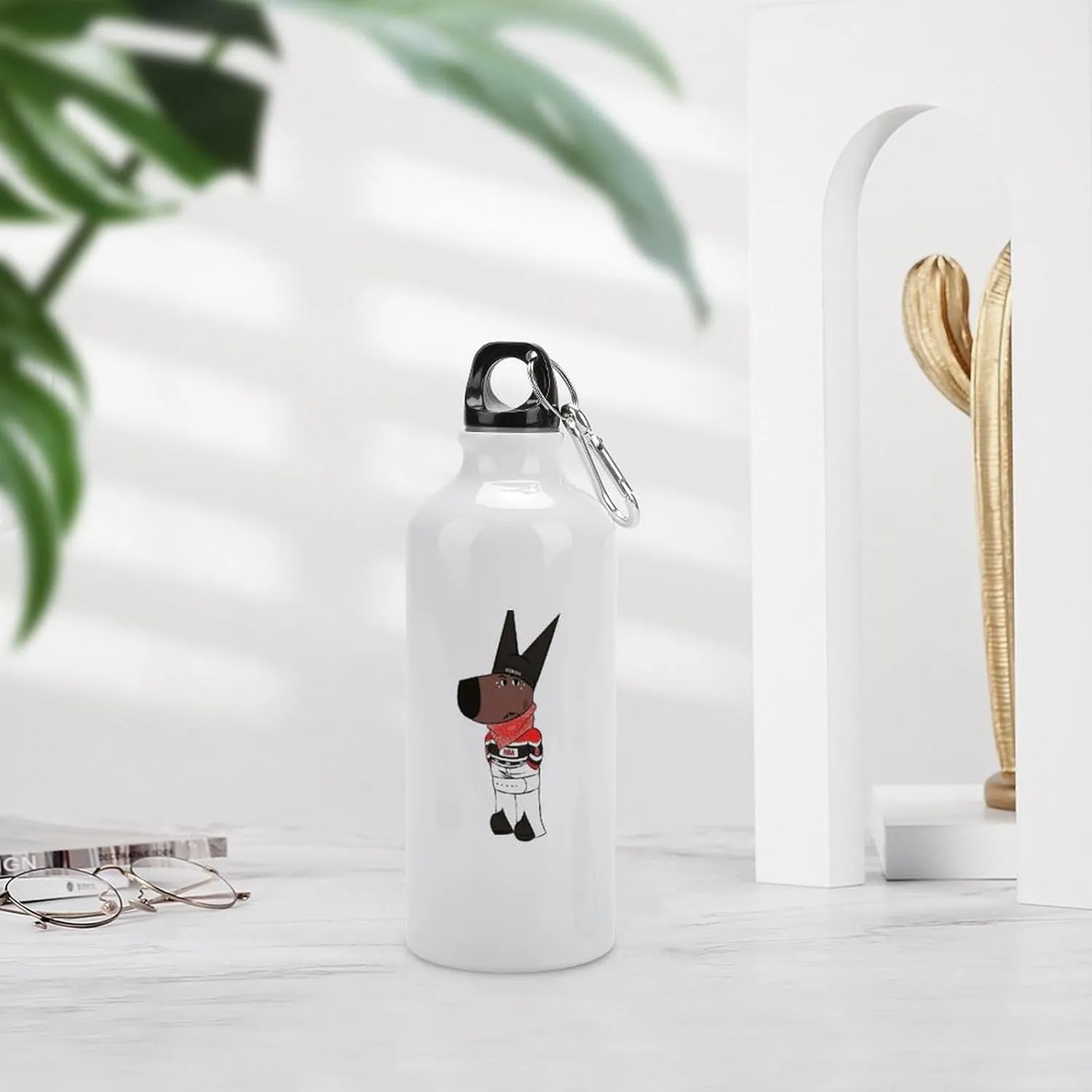 Sports Water Bottle Aluminum with Screw Cap Leak Proof Design for Outdoor Adventures Gym And Travel BPA Free Camping Cycling And Everyday Use Metal Water Bottlek Hydration Bottle Carti Chill Guy
