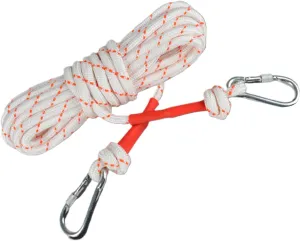 Steel Core Climbing Rope - Outdoor Rescue Cord, Portable Hiking, Heavy Duty Gear | Compact Size Secure Grip Rope for Sports Enthusiasts, emrgency Situations, Professional Worksite, Mountain