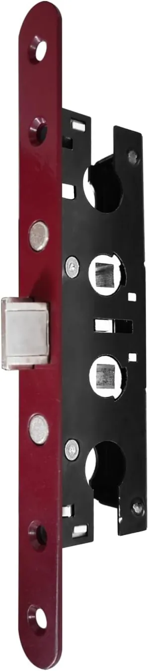 Storm Door 2 Piont Mortise Lock Body Replacement Fit for Pella Storm Door Handle Set Part (Red)