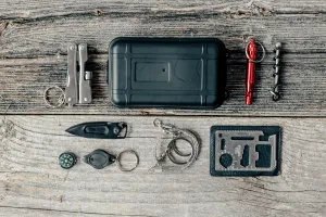 Survival Discounted coupons Camping Compact Pocket Flatlay Kit