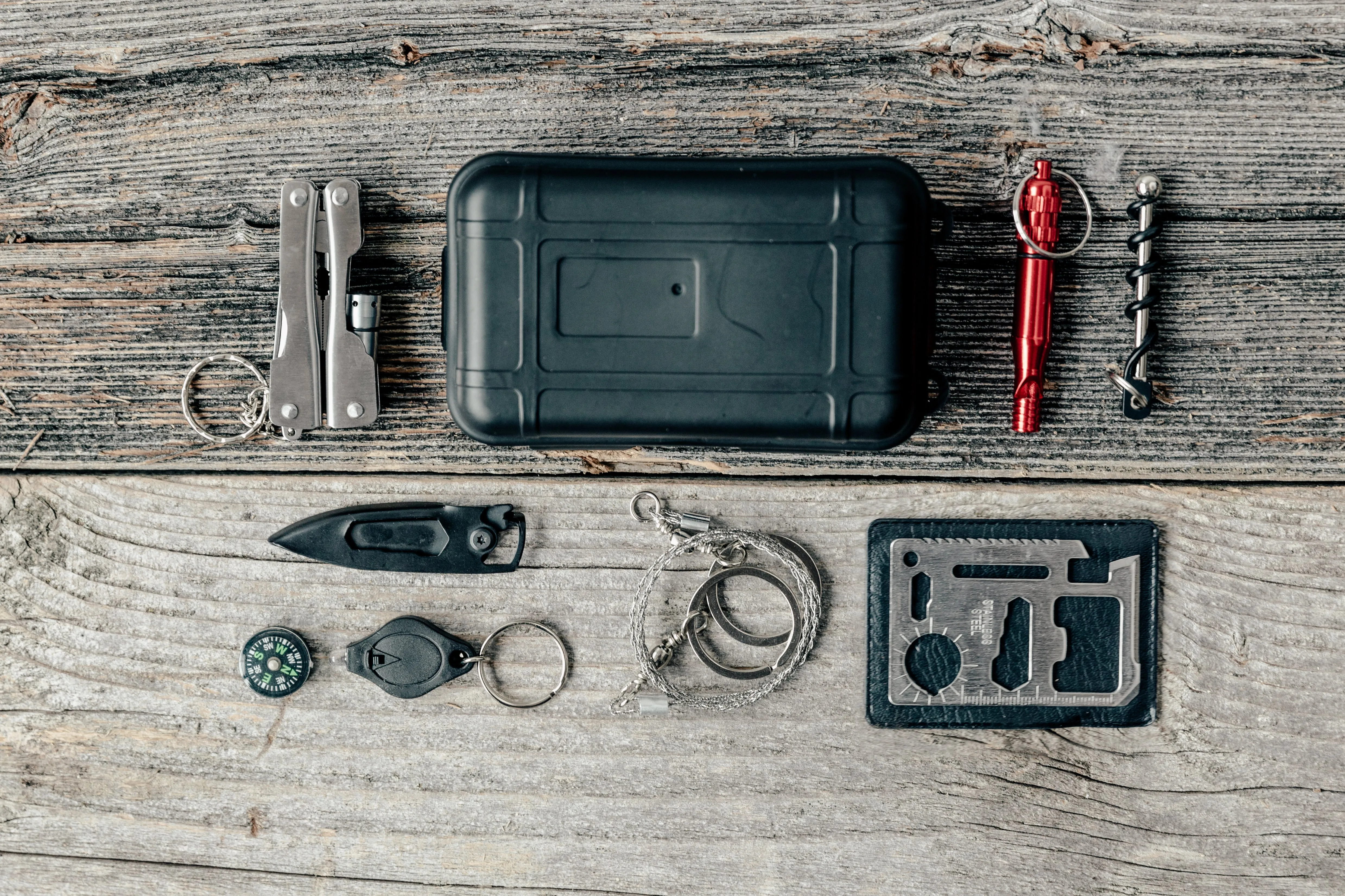 Survival Discounted coupons Camping Compact Pocket Flatlay Kit