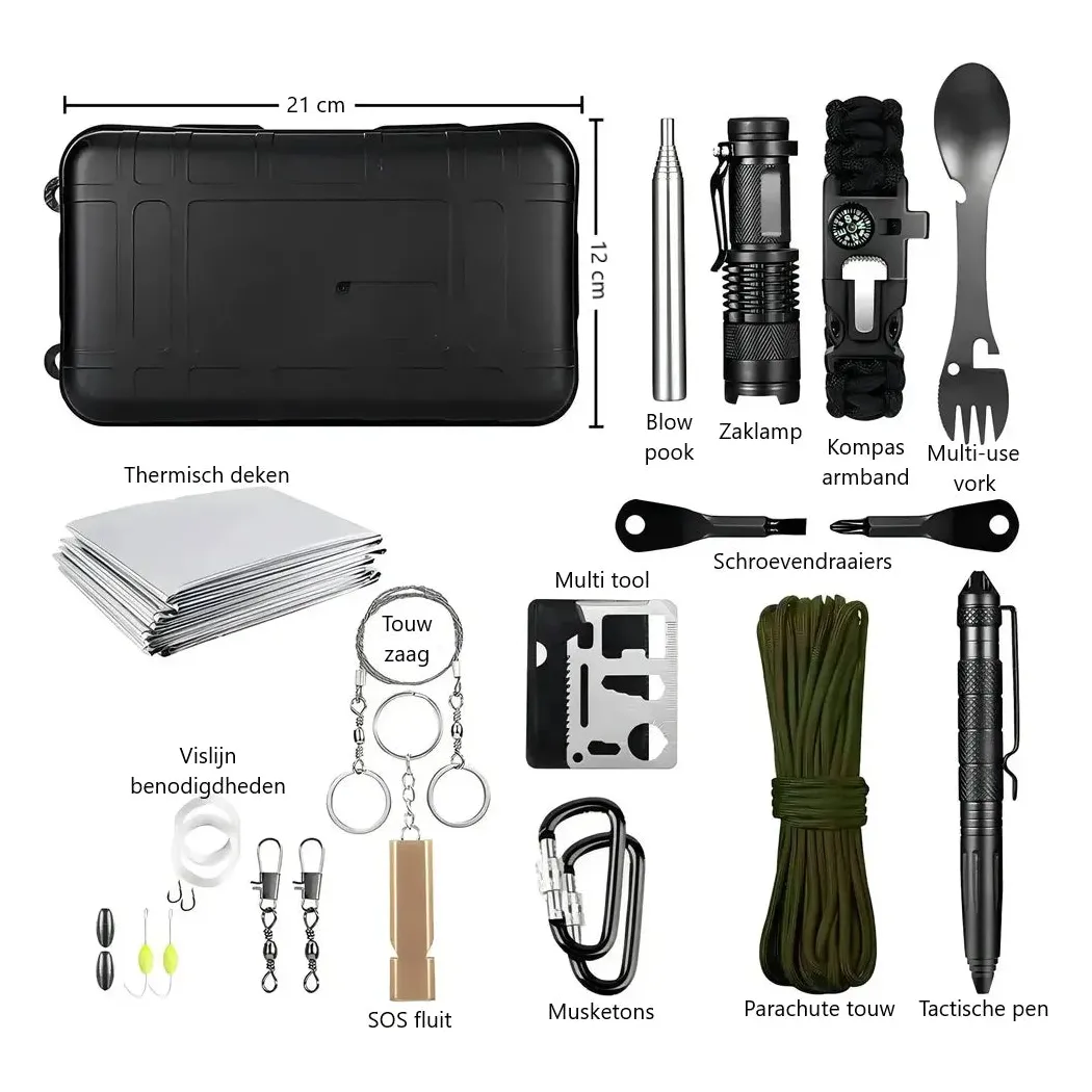 Survival pro 23-in-1 overlevingskit