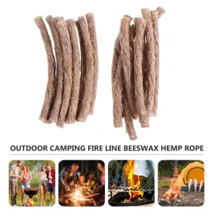 Survival Wick Hemp Fire Starters (10Pcs)
