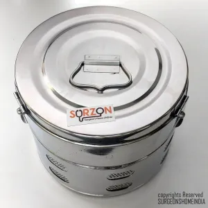 Surzon 12x15'', 11x9'', 6x6'' Set of 3 Dressing Drum Autoclavable Seamless, DD-11x9