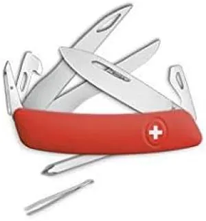 Swiza KNI.0120.1000 D08 Swiss Pocket Knife Red