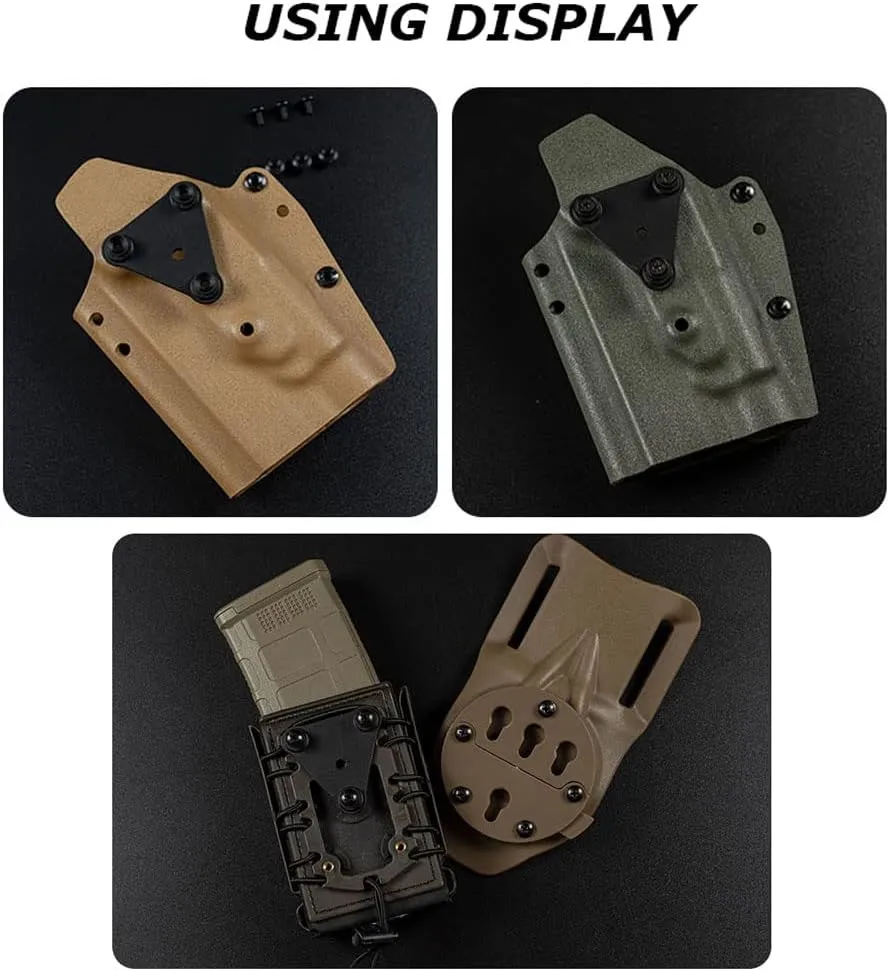Tactical Pistol Holster Adapter,Quick Locking RTI Hanger Universal GCA33 /39 for Military Hunting Airsoft Glock Holster Platform