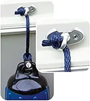 Taylor Made Products 1001 Stainless Steel Boat Fender Lock & Peg (1/2")