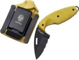 TDI Law Enforcement Knife Fixed Blade Knife with Hard nylon Sheath,survival knife,rambo knifes Camping Fixed-Blade Knives Coyote Brown，48/8“