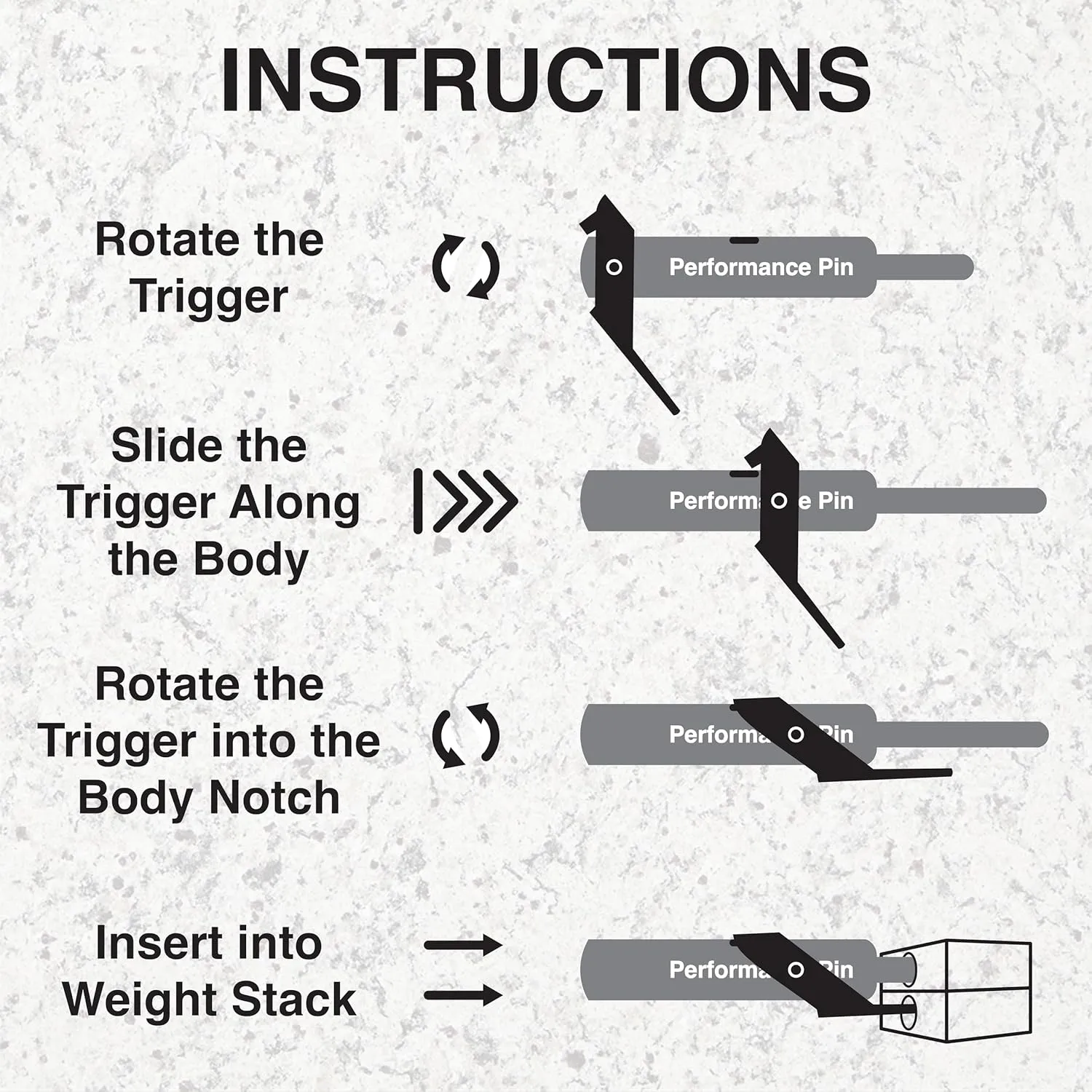 The Original Drop Set Pins for Gym | One More Rep with Weight Stack Pins | Instant Transition to Lower Weights for More Reps | Proudly Made in America | 5/16" Pin