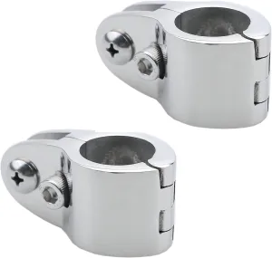 Thorn Boat Bimini Top Hinged Jaw Slide Rail Mount 316 Stainless Steel Marine Hardware Pair
