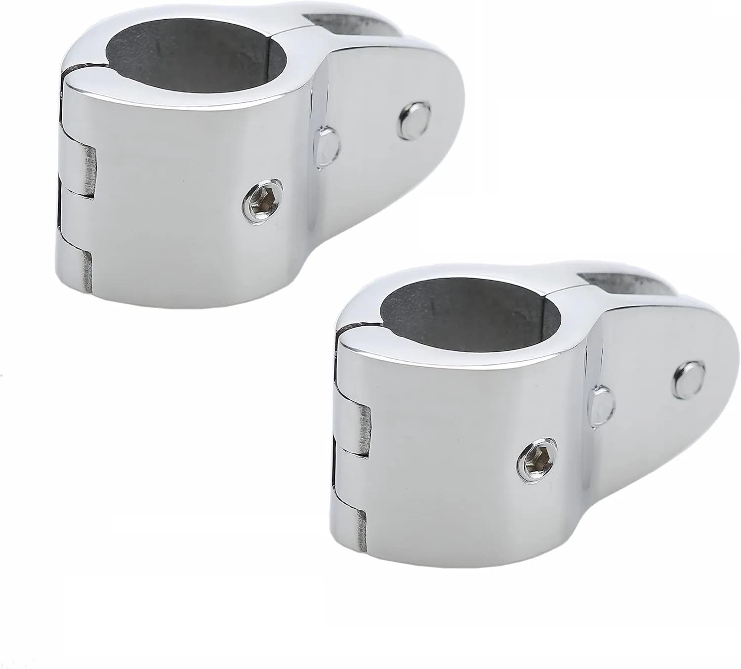 Thorn Boat Bimini Top Hinged Jaw Slide Rail Mount 316 Stainless Steel Marine Hardware Pair
