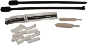 Tipton Action/Chamber Gun Cleaning Tool Set with Bore Mops and Nylon Brush for Firearm Cleaning and Maintenance