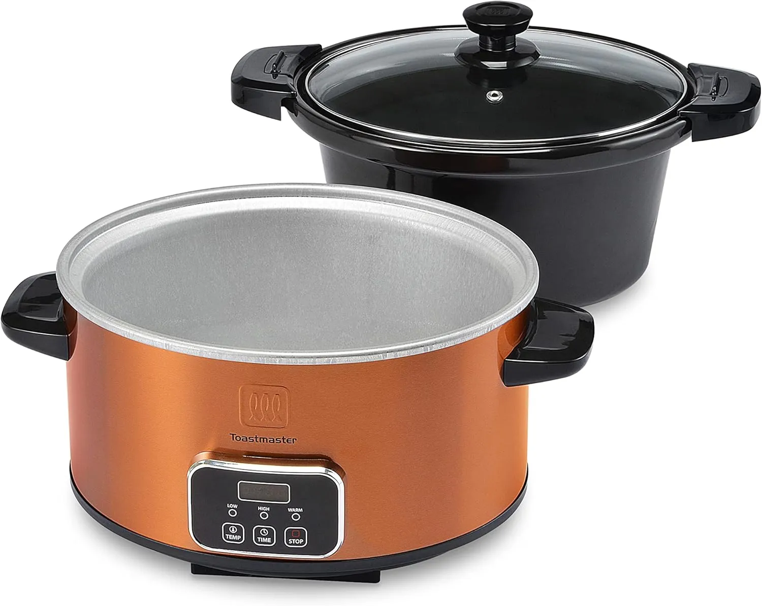 Toastmaster 4-Quart Digital Slow Cooker with Locking Lid (Copper)