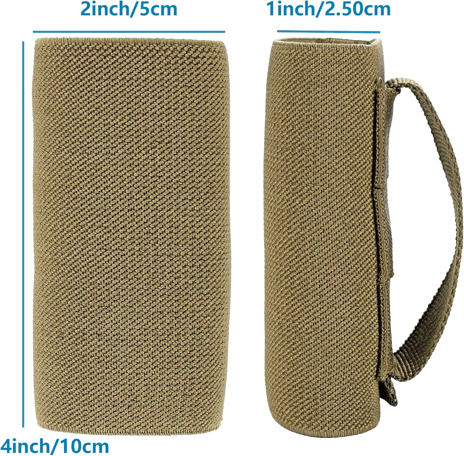 Tourniquet Holder Elastic MOLLE Mounted, JX Tacfancier TQ Holder for Duty Belt, Retention Band Tourniquet Pouch Survival Gear