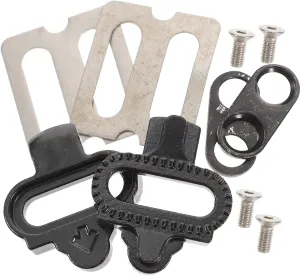 Toyvian Mountain Bike Pedal Cleats Durable Clip Pedal Cleat Kit Compatible with System Enhance Performance for