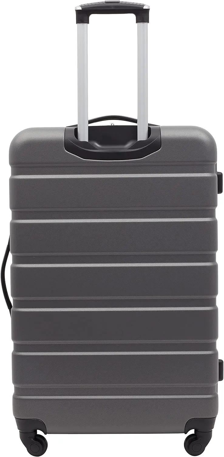 Travelers Club Harper Luggage, Charcoal, 2 Piece Set
