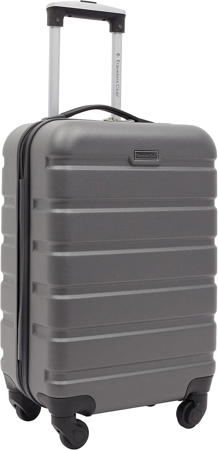 Travelers Club Harper Luggage, Charcoal, 2 Piece Set