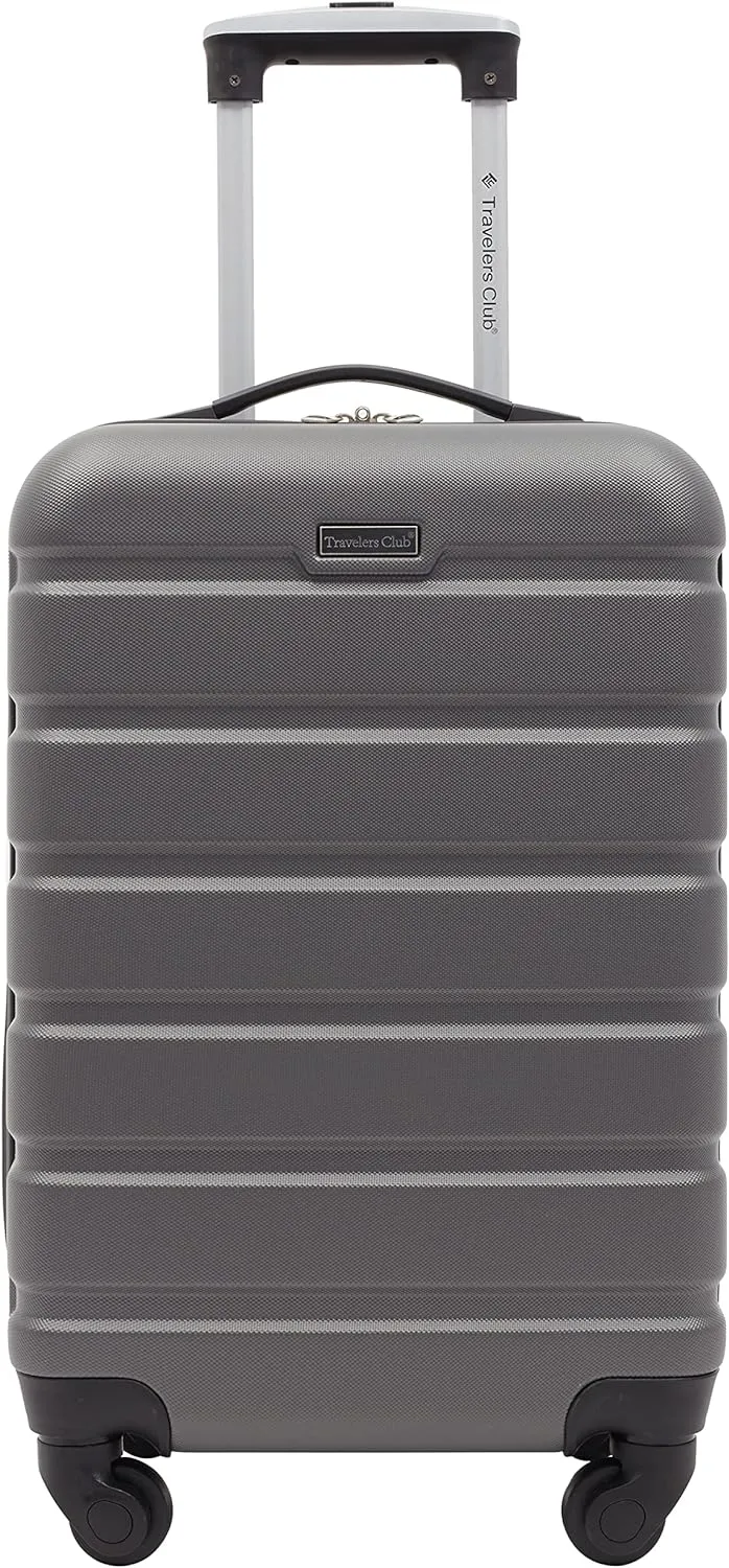 Travelers Club Harper Luggage, Charcoal, 2 Piece Set