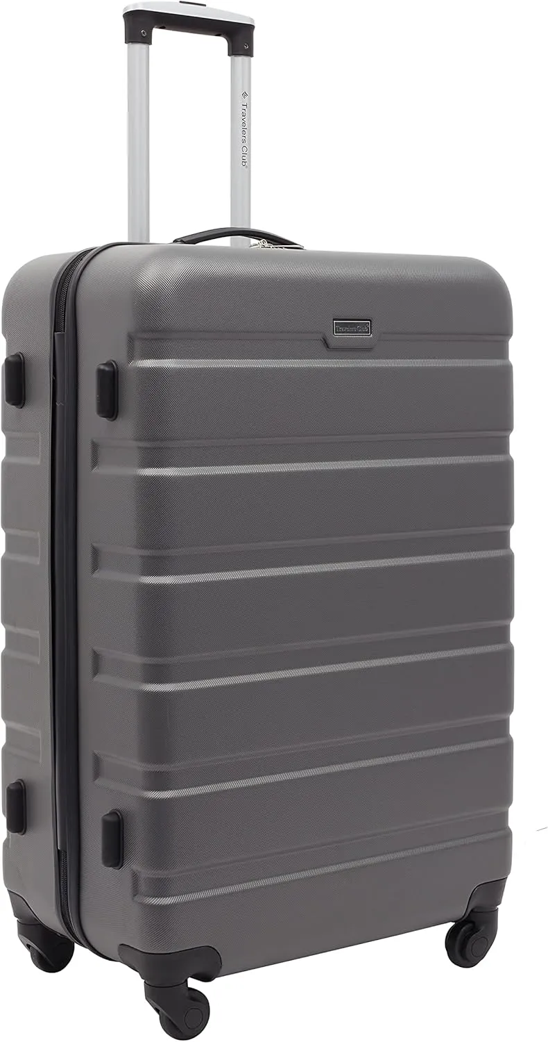 Travelers Club Harper Luggage, Charcoal, 2 Piece Set