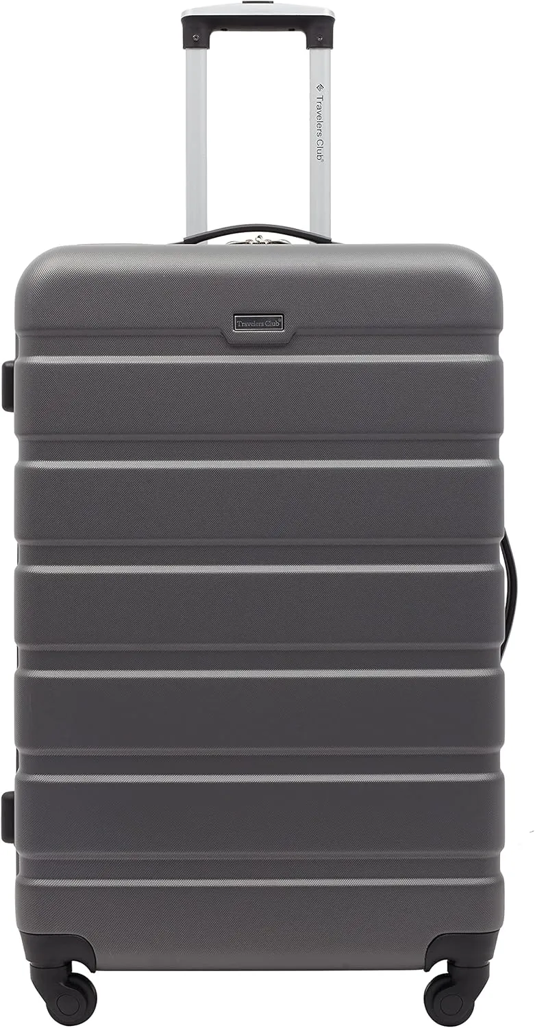 Travelers Club Harper Luggage, Charcoal, 2 Piece Set