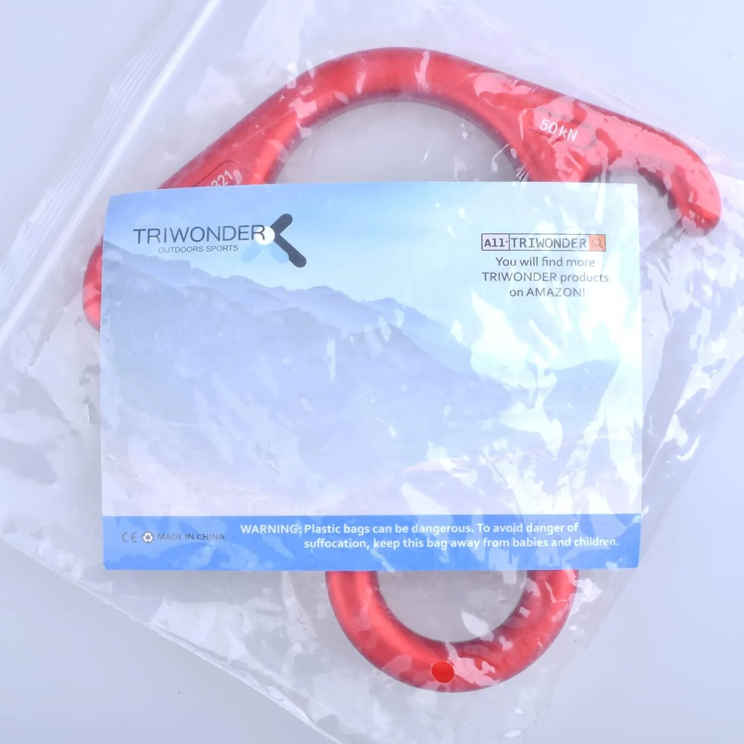 TRIWONDER Rescue Figure 8 Descender, 35kN 50kN Aluminum Rappelling Belay Gear Climbing Rigging Plate Downhill Equipment Heavy Duty