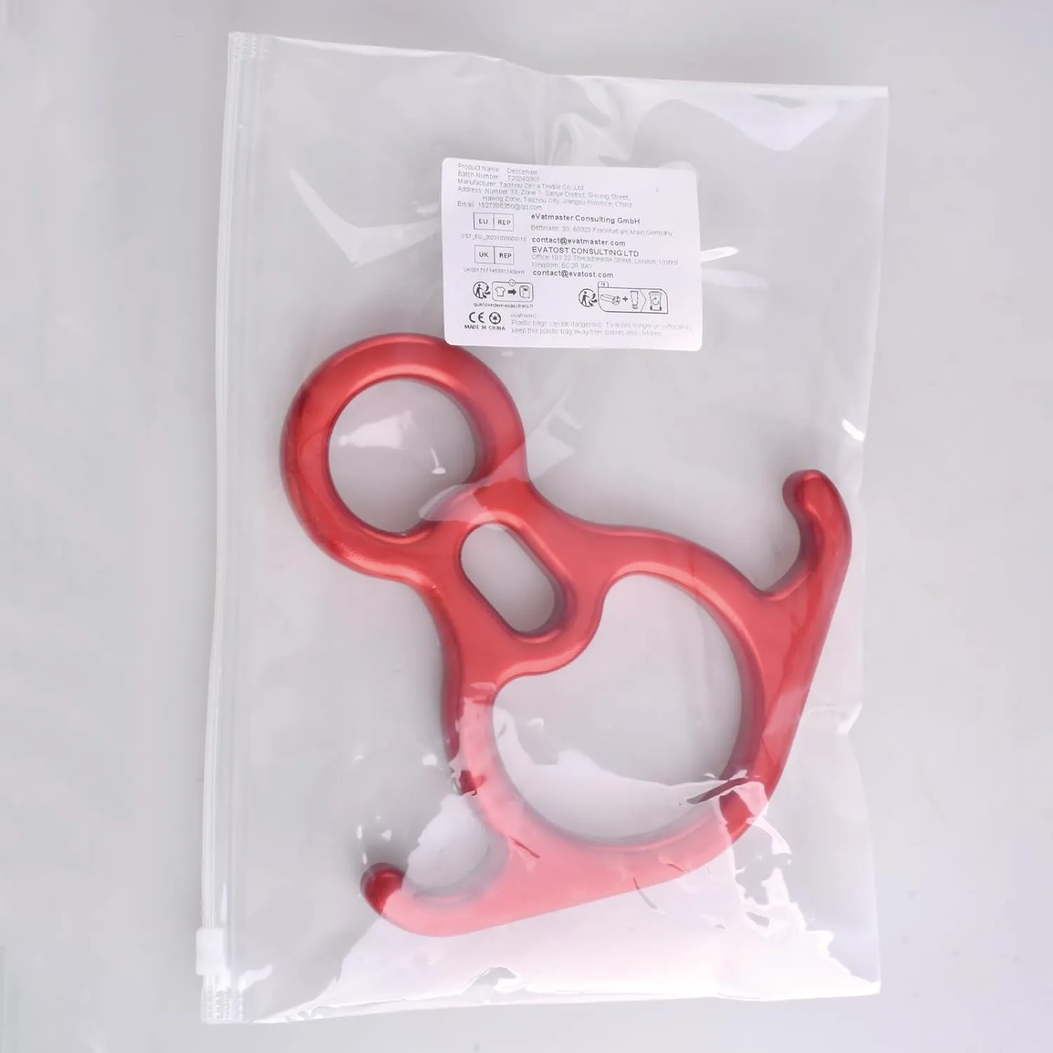TRIWONDER Rescue Figure 8 Descender, 35kN 50kN Aluminum Rappelling Belay Gear Climbing Rigging Plate Downhill Equipment Heavy Duty